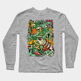 SNAKE -  12 Zodiac Animals Long Sleeve T-Shirt